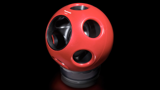 An Oddly Shaped Spherical Fan Blows More Air Than It Sucks
